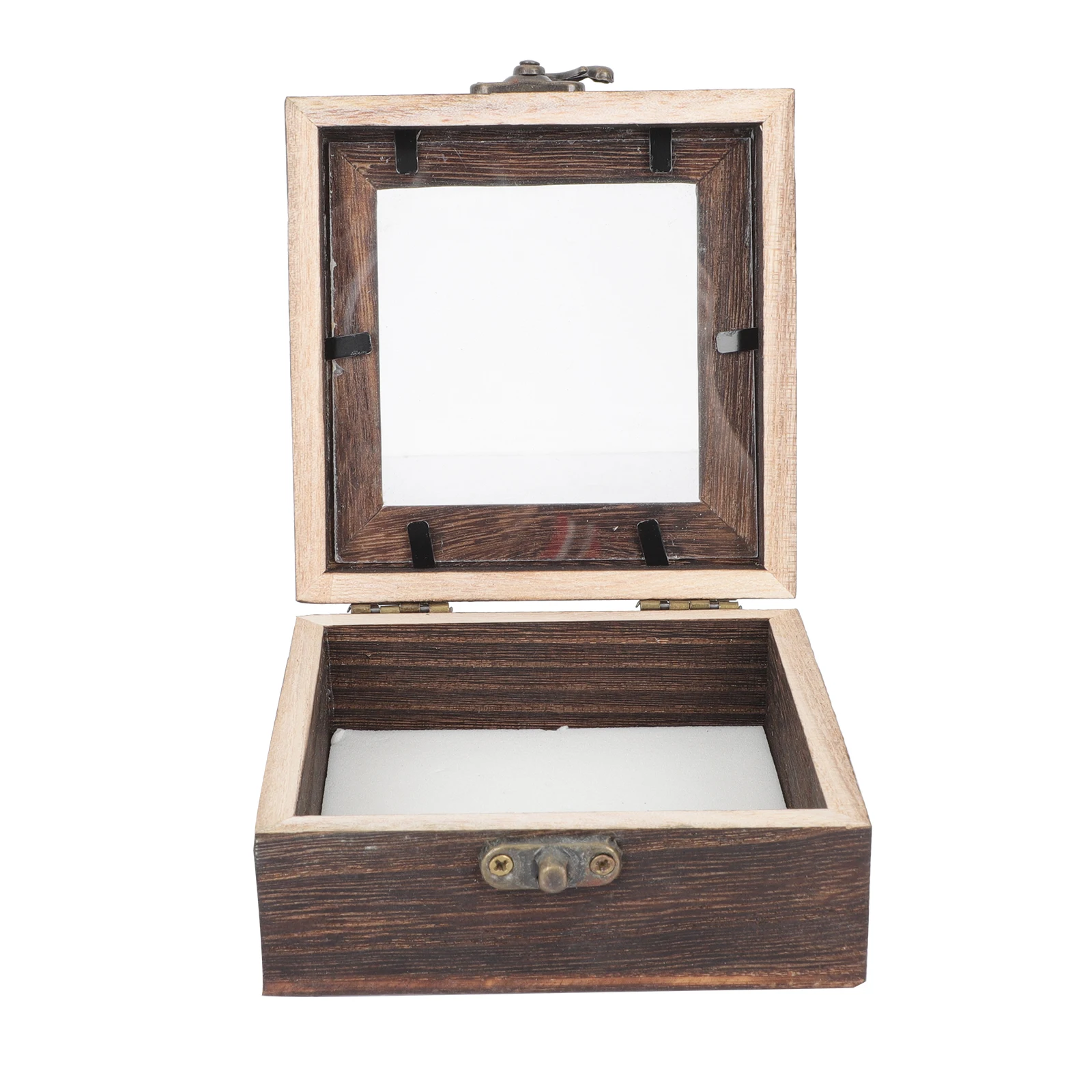 

Butterfly Specimen Box 15x15x4.5cm Carbon Retro Case for Insect Jewelry Collectibles Storage Wooden Sample