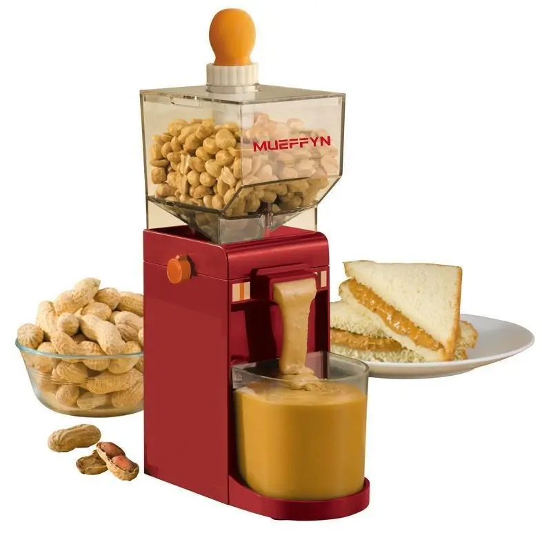 Household Commercial Electric Peanut Butter Dried Fruit Hygienic Kitchen Machine Pure Copper Motor Peanut Grinder Modern