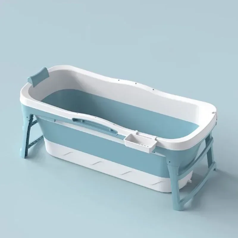 Sit Portable Strong Bathtubs Bathroom Kids Miniature Bucket Foot Bathtub Bath Baby Baignoire Pliable Abulte House Accessories