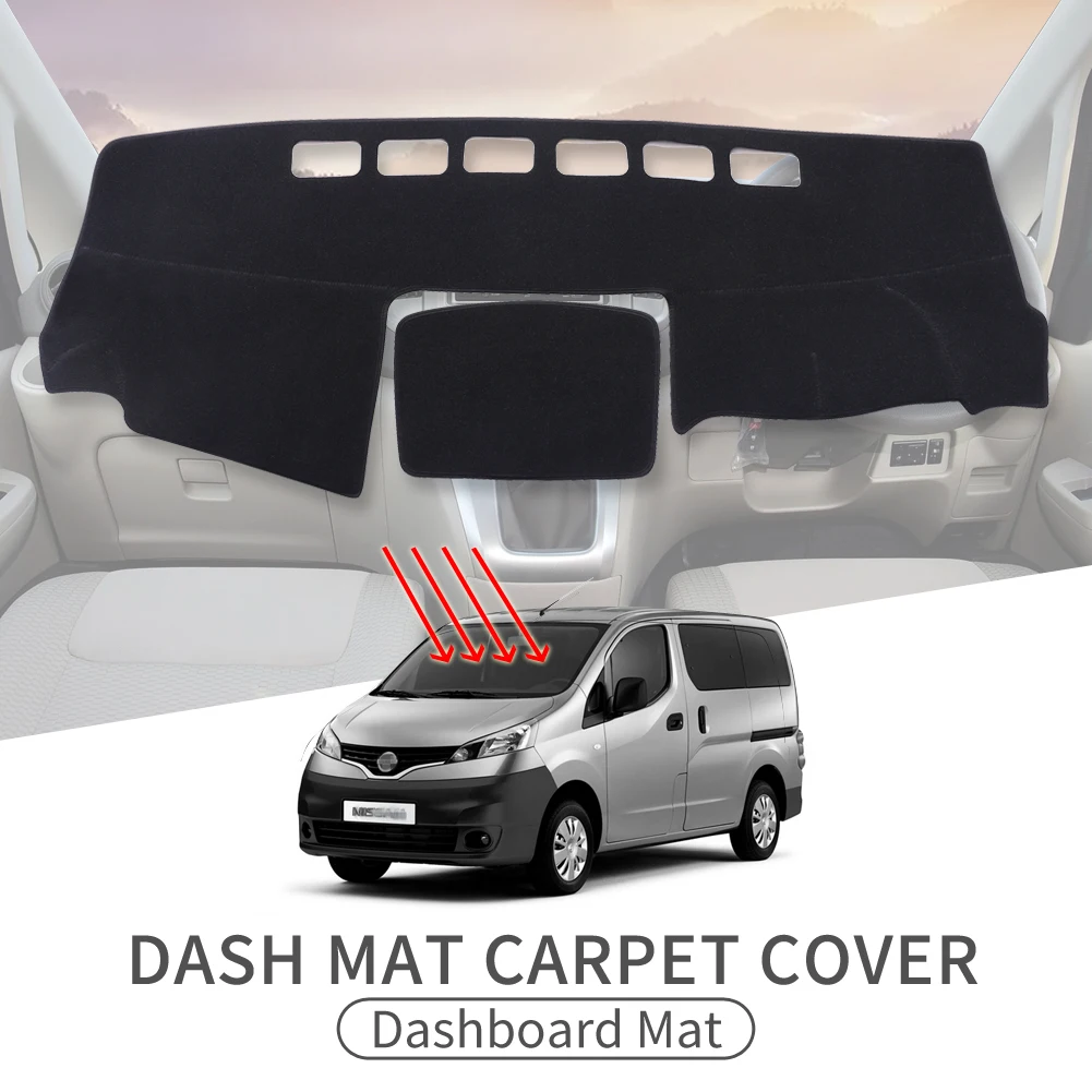 

for Nissan NV200 2010-2018 Car Dashboard Mat Sunshade Protective Carpet Dash Mat Dashmat