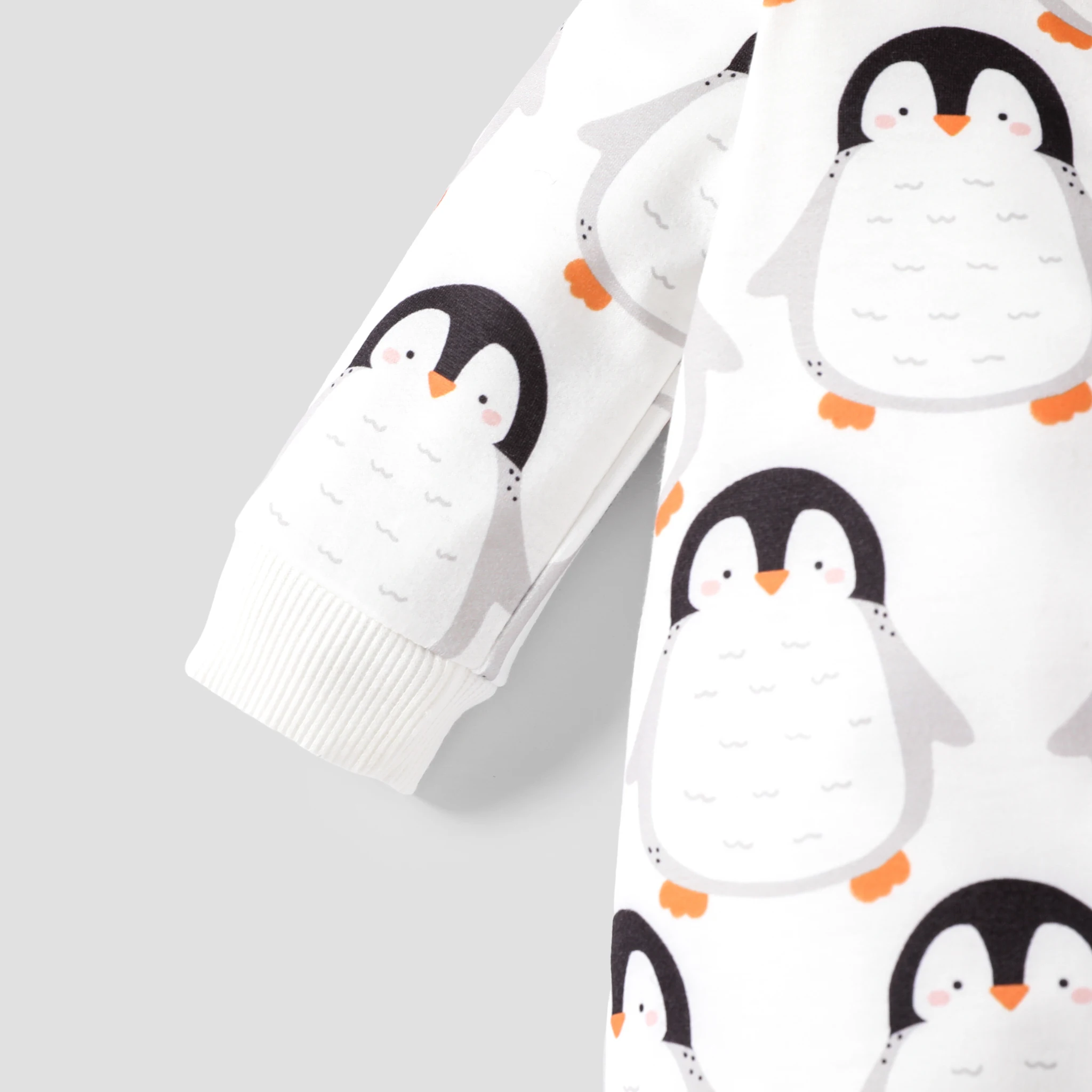 PatPat Baby Girl/Boy Childlike Penguin Pattern Jumpsuit