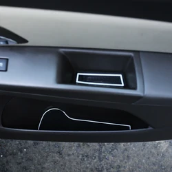 Car Door Groove Mat for Chevrolet Cruze 2009-2015 Accessories Anti-slip Cup Mat Rubber Rugs Slot Hole Pad Interior Car-styling