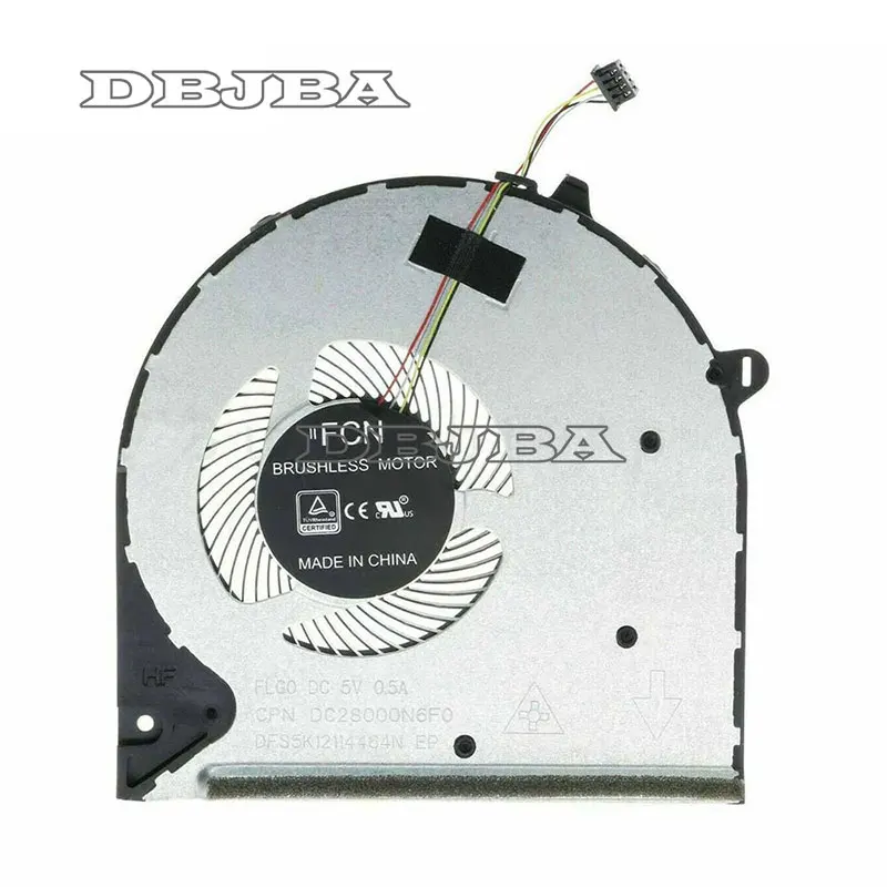 

Fan For HP Pavilion 15-DW0043DX 15s-du0096tu 15s-du0002TX Series L52034-001 DC28000N6F0 FCC2 DFS5K12114464N FLG0 CPU Cooling Fan
