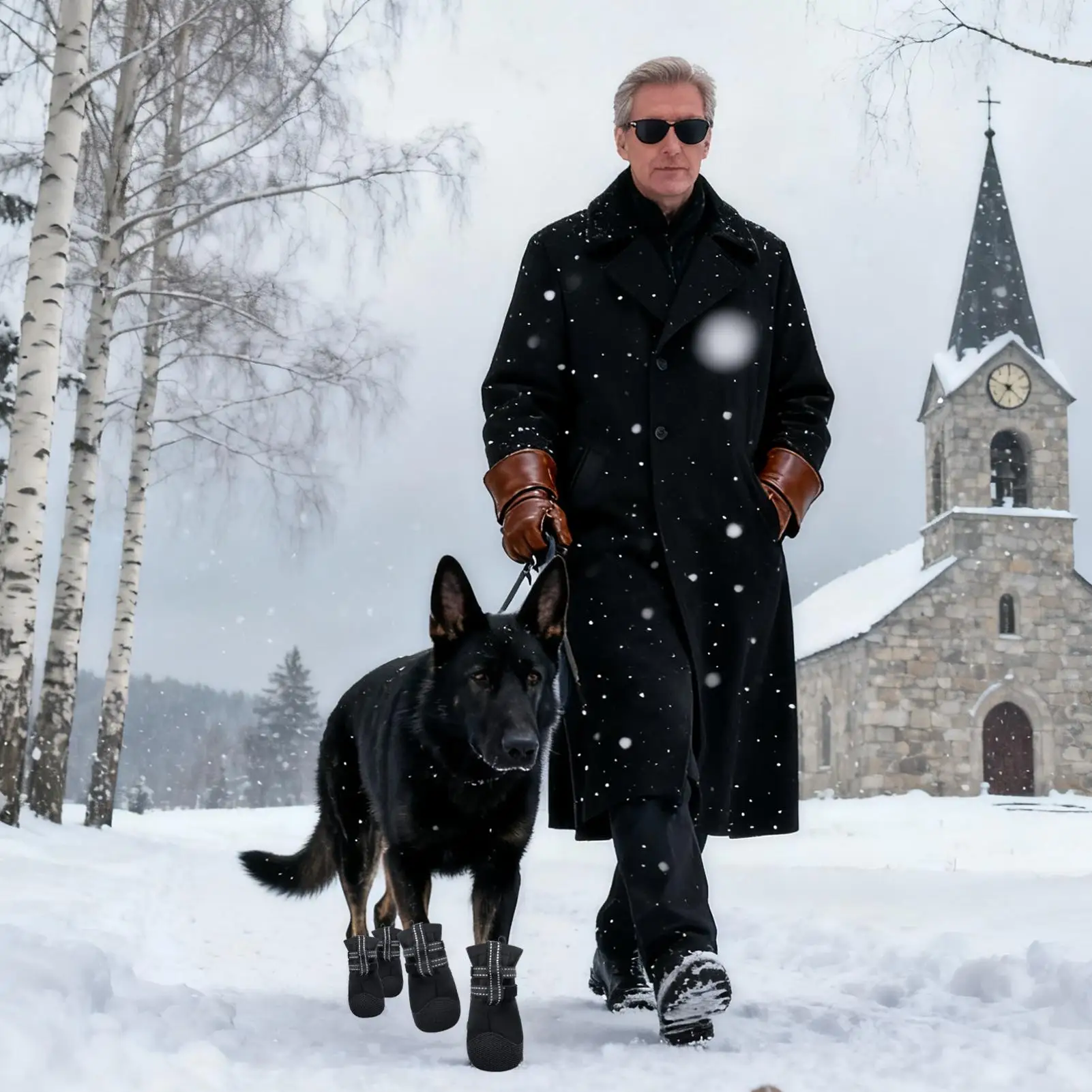 أحذية الكلب 4 قطع منصات الرصيف الساخنة المضادة للانزلاق حامي لينة للكلاب المتوسطة إلى الكبيرة للمشي في الهواء الطلق الصيف الممطرة