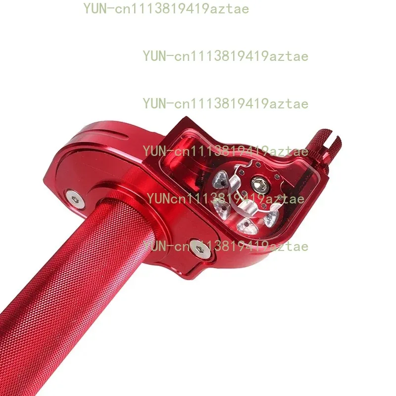 22mm CNC Aluminum Twist Throttle Handlebar, Universal Control Accessory for Two‑Wheeled Vehicles