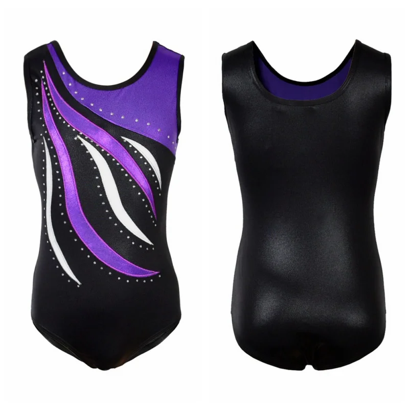 4-16 Years Kids Girls Unicorn Gymnastics Leotards Jumpsuits Sleeveless Ballet Tank Leotards Outfit Stage Dance Costumes Clothes view 3