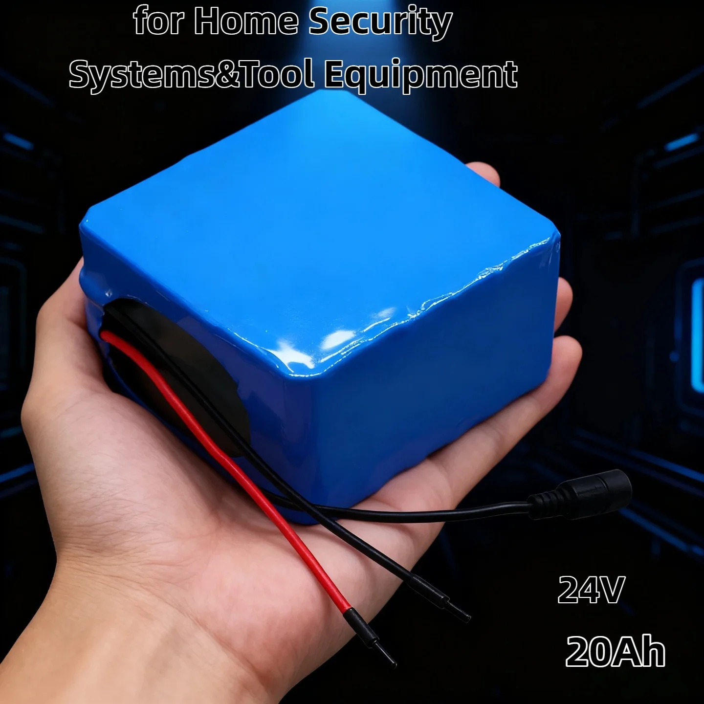 

6S6P 24V 20000mAh 18650 Battery Pack – 100% Brand New Built-in BMS, Durable Energy Supply for Home Security Systems & Tools