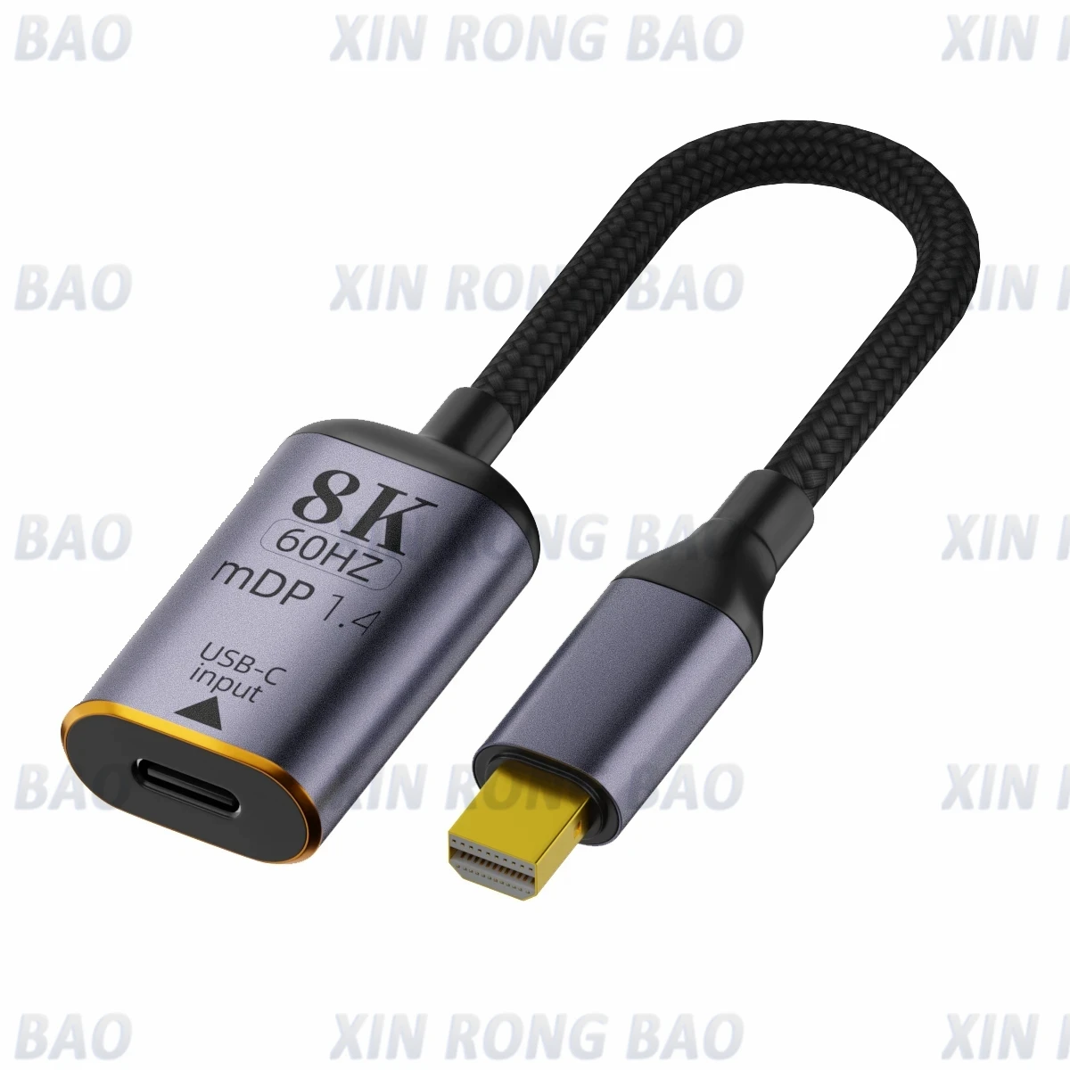 Imagem -05 - Adaptador de Vídeo Compatível com Hdmi Conversor Mini dp hd Macho para Fêmea Macho para Fêmea Laptop tv Hdr Premium 8k 60hz 21 a Usb-c Tipo-c a dp