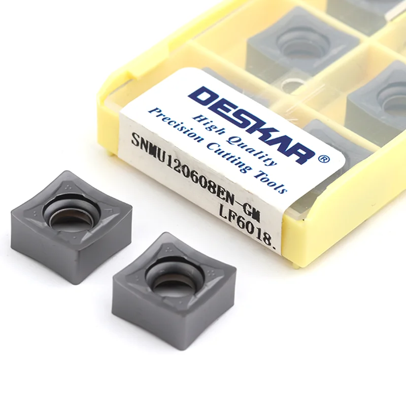 Fraise CNC pour tour en acier inoxydable, outil de tournage, avec Insert en carbure SNMX1205 ANN F57 LF6018, lame SNMX 1205, 10 pièces