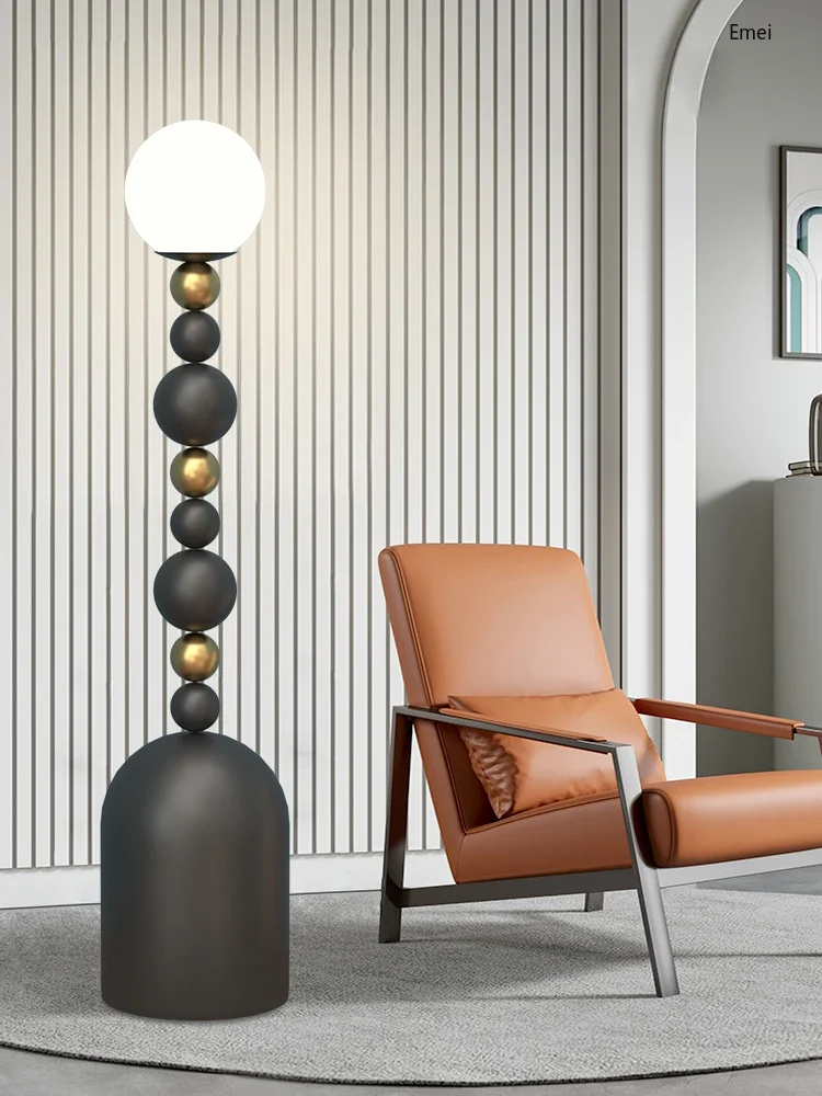 

Nordic Mid-Ancient Art Eye Protection Floor Lamp Simple Living Room Bedroom Decoration Decoration Atmosphere Table Lamp