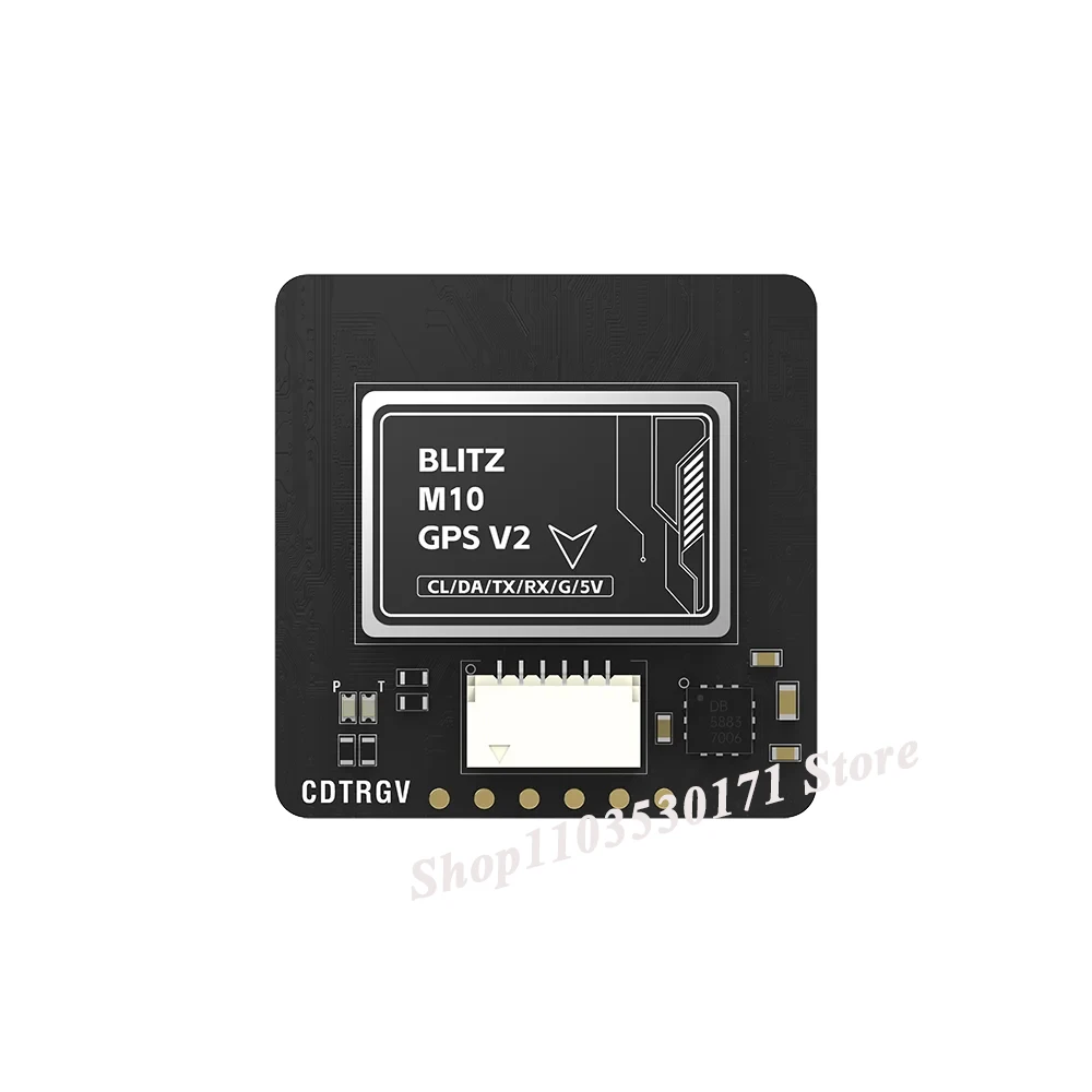 iFlight BLITZ M10 V2 GPS integruje moduł kompasu QMC5883L Wbudowany kryształ TCXO i kondensator faradowy dla drona FPV