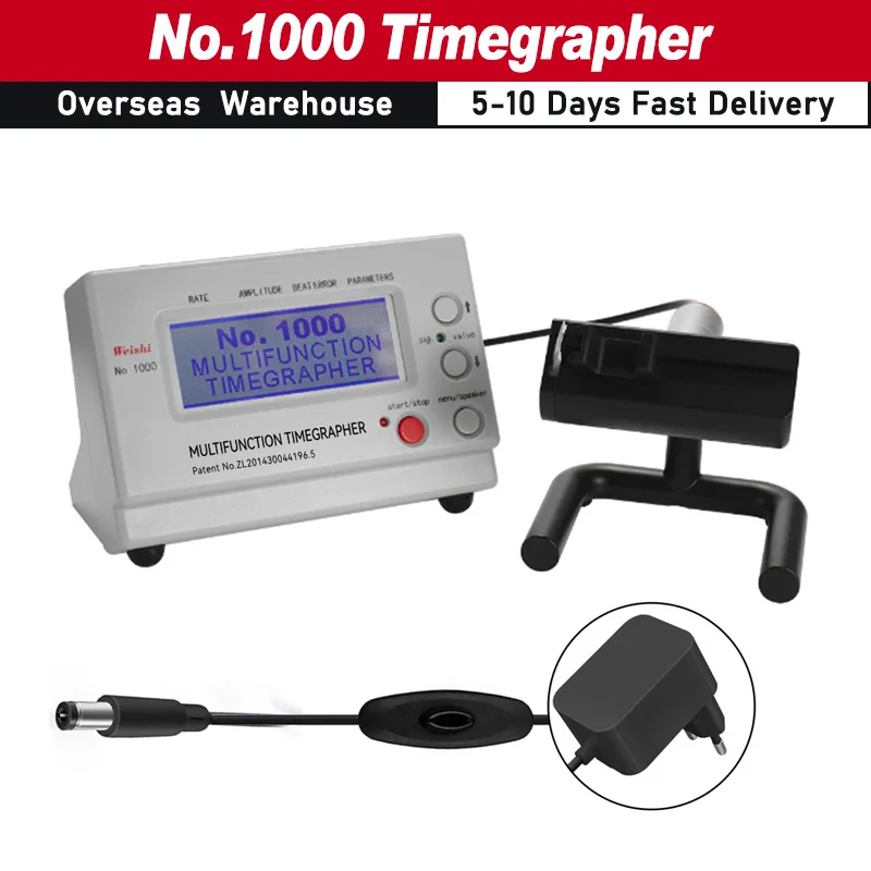 WeiShi No.1000 Multifunctional Professional Timing Timegrapher Mechanical Watch Tester for Repairers and Hobbyists Watch Tools