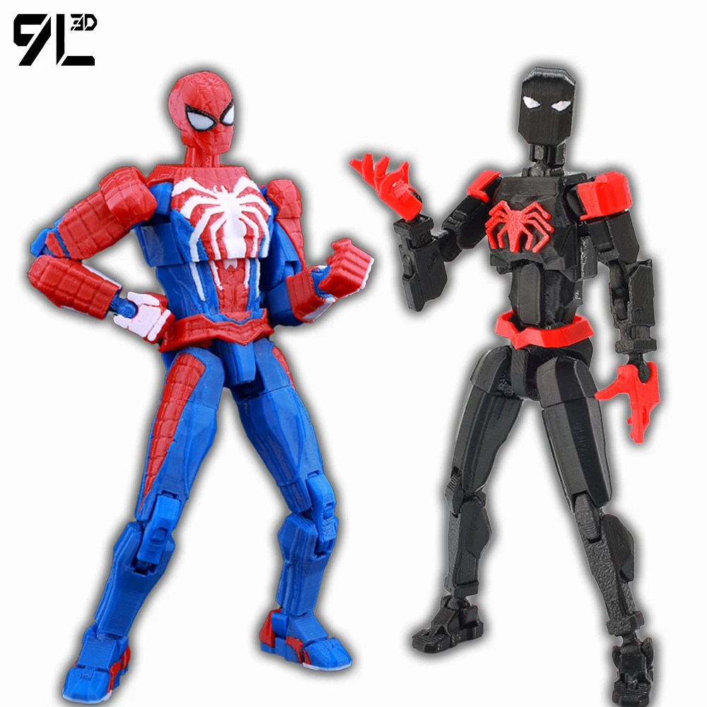 Traje de Batalla Dinámico Impreso en 3D con Patrón Web, Guerrero Rojo, Azul, Negro, Rojo, Modelo Swift Mysterious Hero Dummy13 Lucky13, Regalos