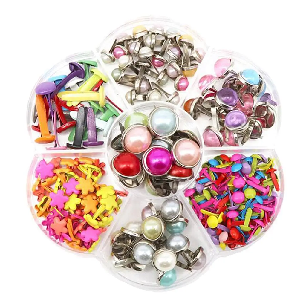 Mini Brads Metal Clips Bag Clips Closure Clips Clips Craft Clips for Scrapbooking Handicrafts DIY Shipment of Goods