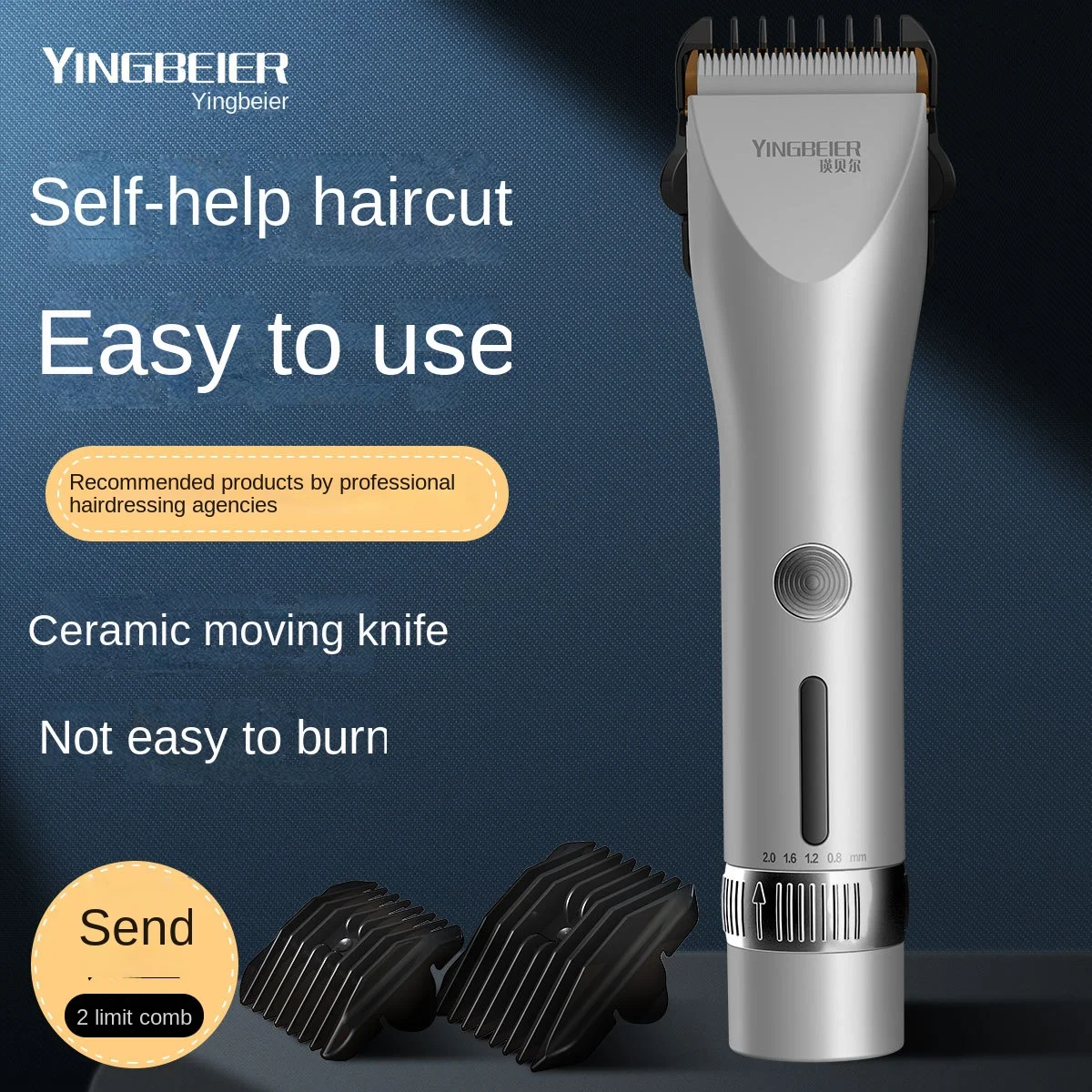 Hair Trimmers Electric Hair Cutting Machine Hair Clipper Rechargeable Man Shaver Trimmer For Men's Barber Professional Hot Sale