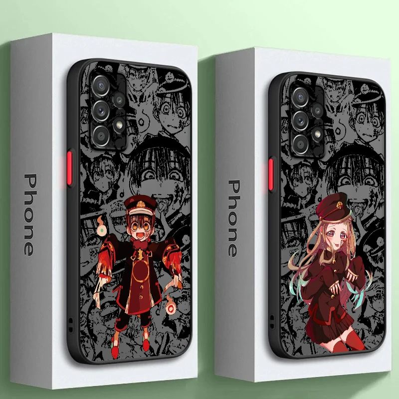 

Toilets Bounds Hanako Kun Frosted Translucent For Samsung Note 20 A35 A03 A54 A31 A22 A34 A14 A24 A04 A55 5G Back Phone Case