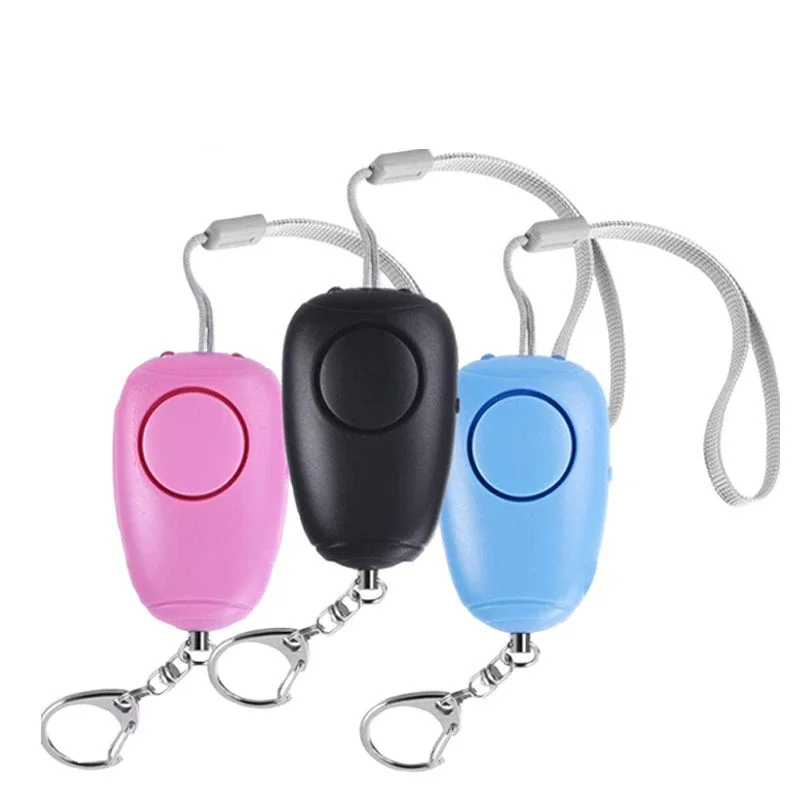 120dB Egg Shape Self Defense Alarm Girl Women Elderly Security Protect Alert Personal Safety Scream Emergency Alarm Keychain