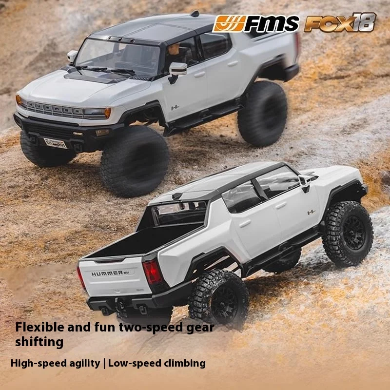 

FMS New 1/18 Scale Remote Control Metal Climbing Car Dual Speed Bridge Simulation Toy RC Car For Entertainment And Gifts