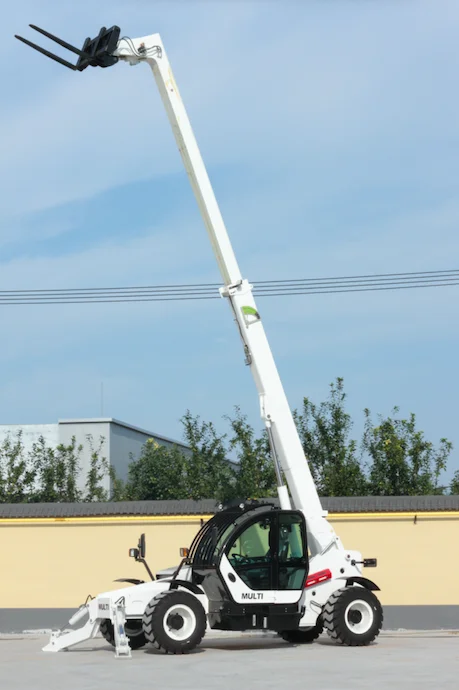 Heavy Duty 4 Ton Telescopic Handler Forklift Telehandler Stability System for Safe Lifting on Uneven Ground & Job Sites