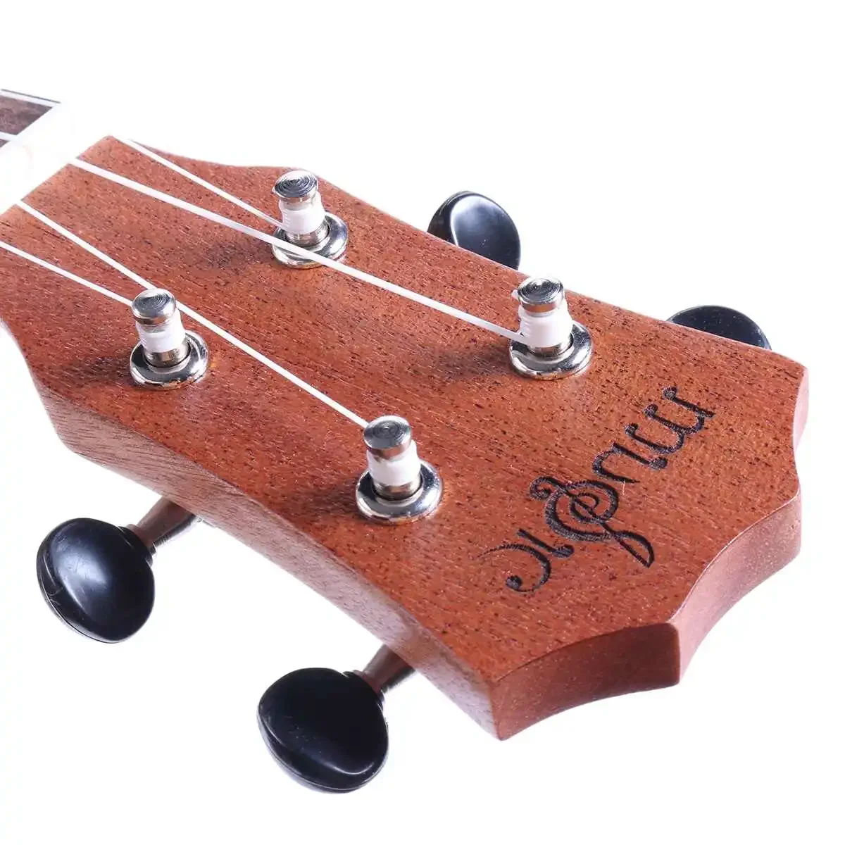 Ukulele Rosewood portátil para iniciantes, iniciantes Instrumento Musical, 4 cordas, 15 trastos, guitarra havaiana para crianças, casa e escola