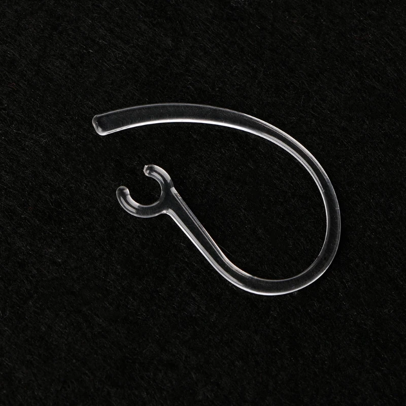 Ganchos para orejas soporte abrazadera, cubierta retráctil para auriculares, 2 uds.