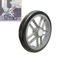 Rear Tire For Uppababy Vista V1/V2 Pushchair Back Wheel Custom Tyre Cover PU Tubeless Perfect Match Baby Stroller Accessories