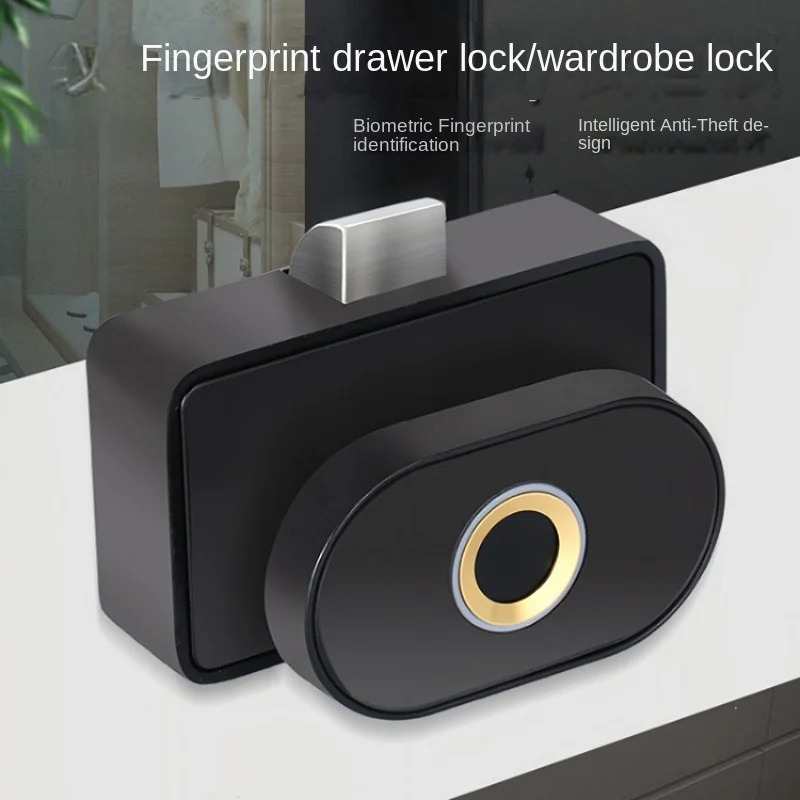 Hot Selling Fingerprint File Cabinet Lock Furniture Storage Office Lock Semiconductor Smart Drawer Fingerprint Cabinet Lock