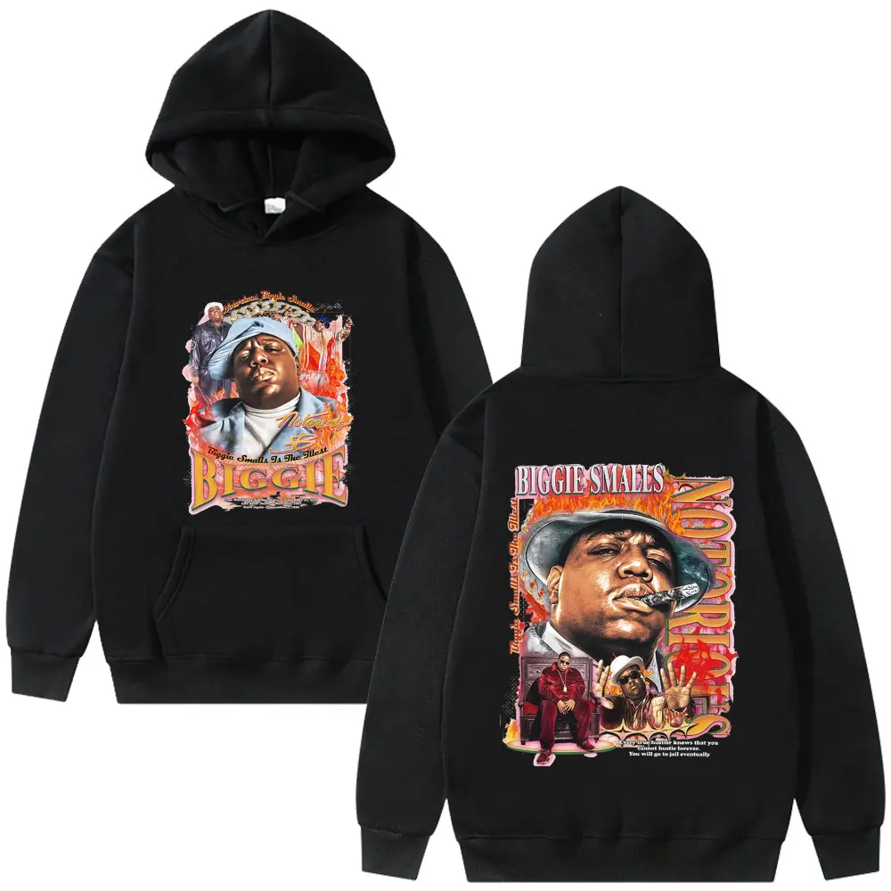 

Rapper The Notorious Big Hoodie Biggie Smalls Graphic Hooded Sweatshirt Men's Women's Hip Hop Fashion Oversized Pullover Hoodies