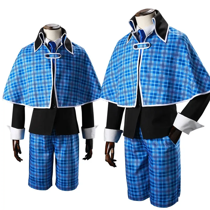 

DY2025HOLOUN Shugo Chara Аниме Hotori Tadase Fujisaki Nagihiko Косплей Костюм Шаль Костюм Рубашка Шорты Галстук Синяя Школьная Форма G