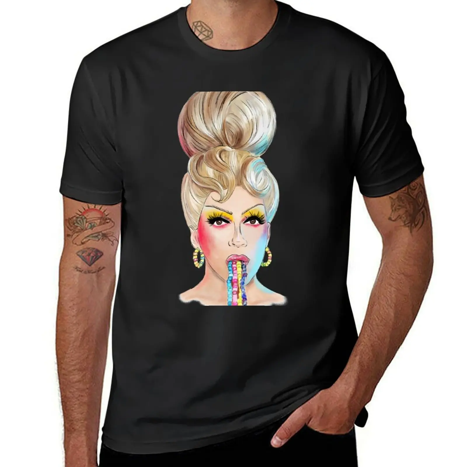 

Rosé - Beads Look - Drag Race T-Shirt shirts graphic tees quick-drying oversized sweat Short sleeve tee men