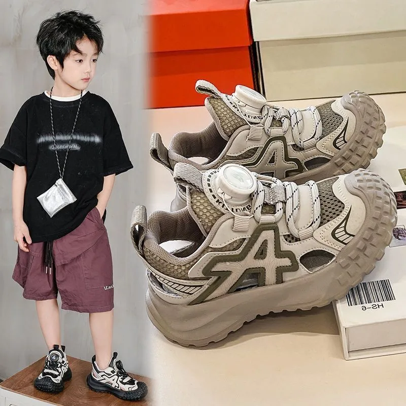 2025New Arrivals Boys Sandals Summer Fashion Children Protect Sandals Platform Baby kids Casual Beach Shoes Non-slip Flats Shoes