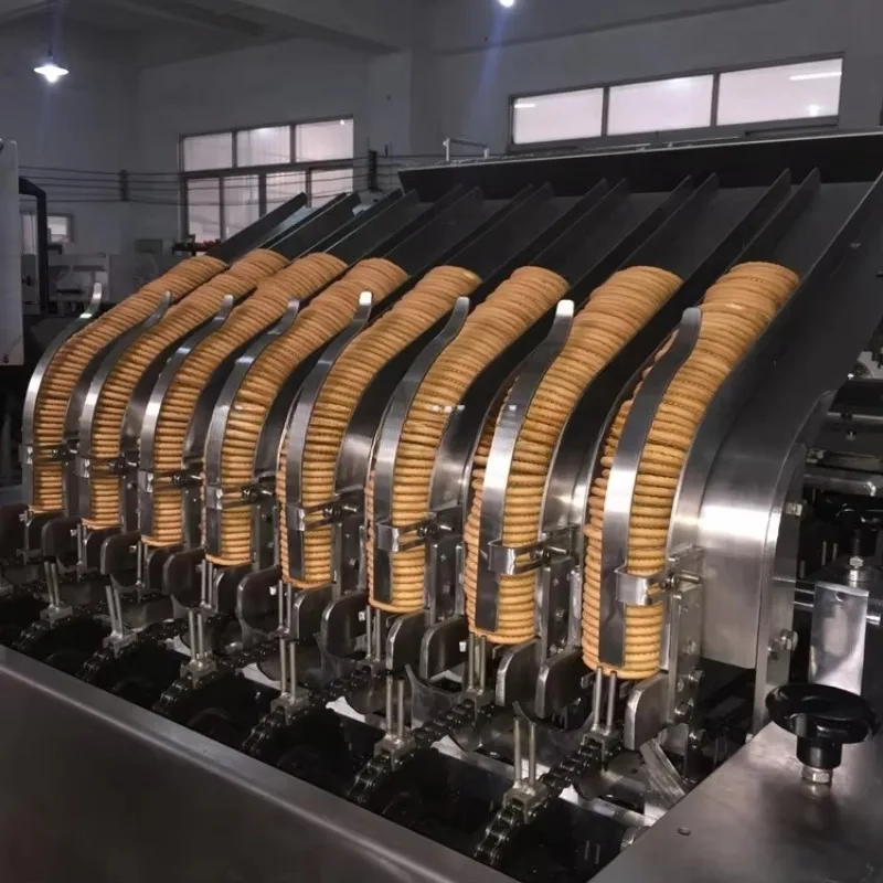 Customizable Automatic Chocolate Depositing Tartlettes Sandwich Biscuit Machine