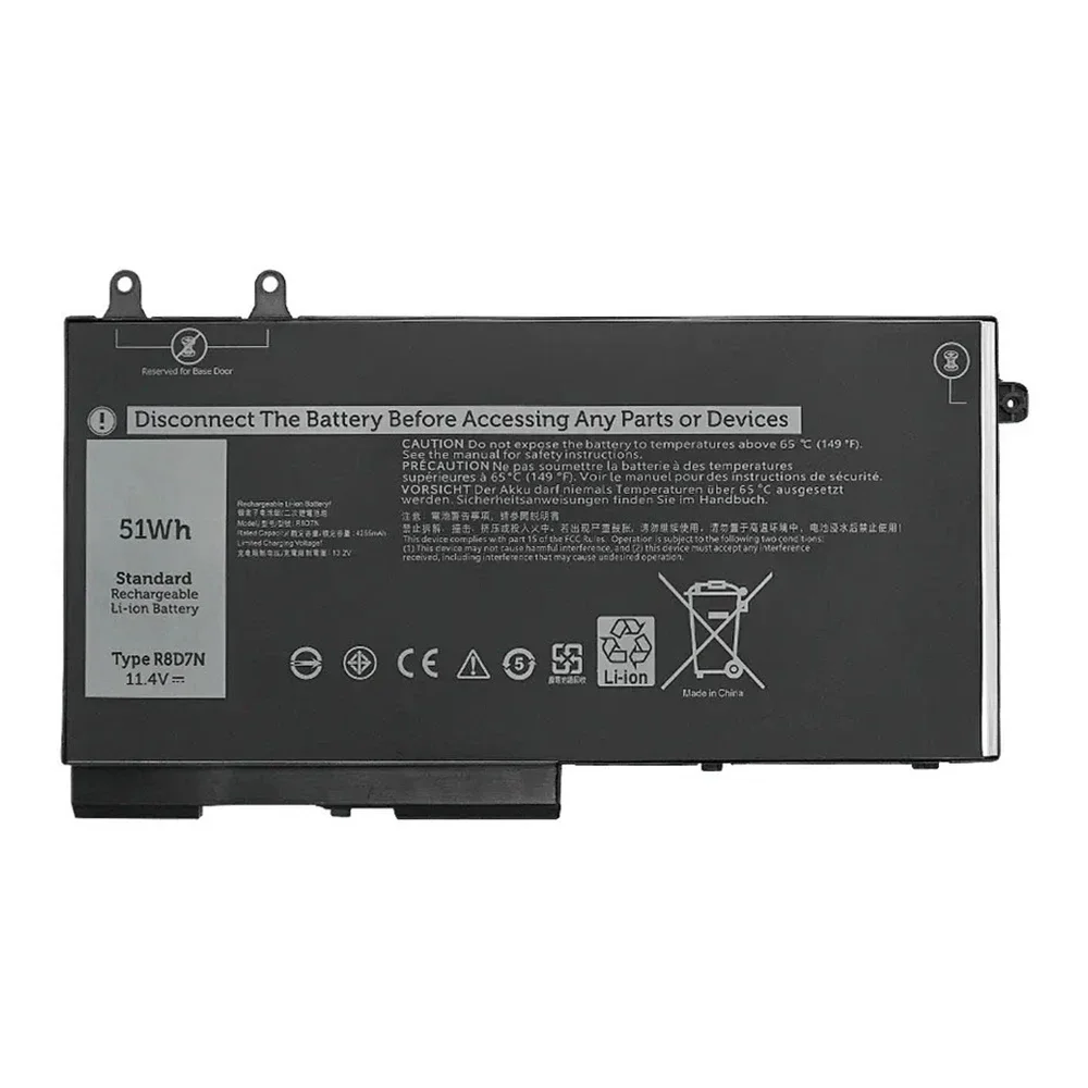 4GVMP Laptop Battery R8D7N For Dell Latitude 5400 5500 Precision 3540 3541 3550 3551 Inspiron 7590 7591 7791 2-in-1 P84F P42E