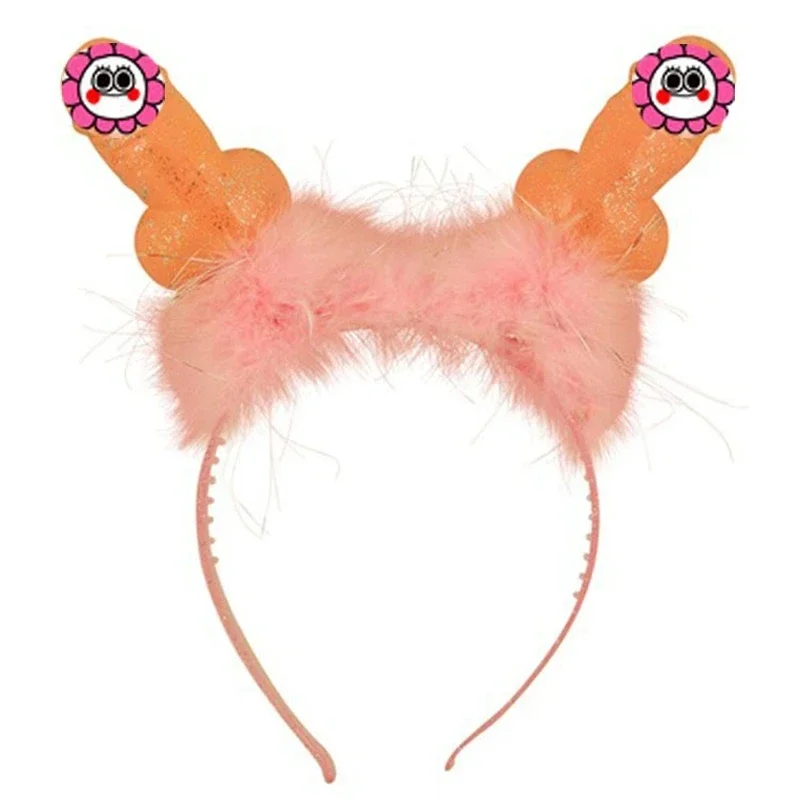 Plástico Pênis Headband para Bachelorette Party Decor, Hen Party Favors, Jogos Adultos, Acessórios, Bachelor Party Supplies