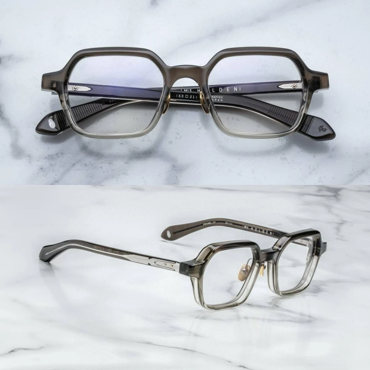 

Luxury Fashion Trend Vintage JJMM Sunglasses HOLDEN Thick Solid Acetate Retro Square Academy Design Unisex 3A+ Original Quality