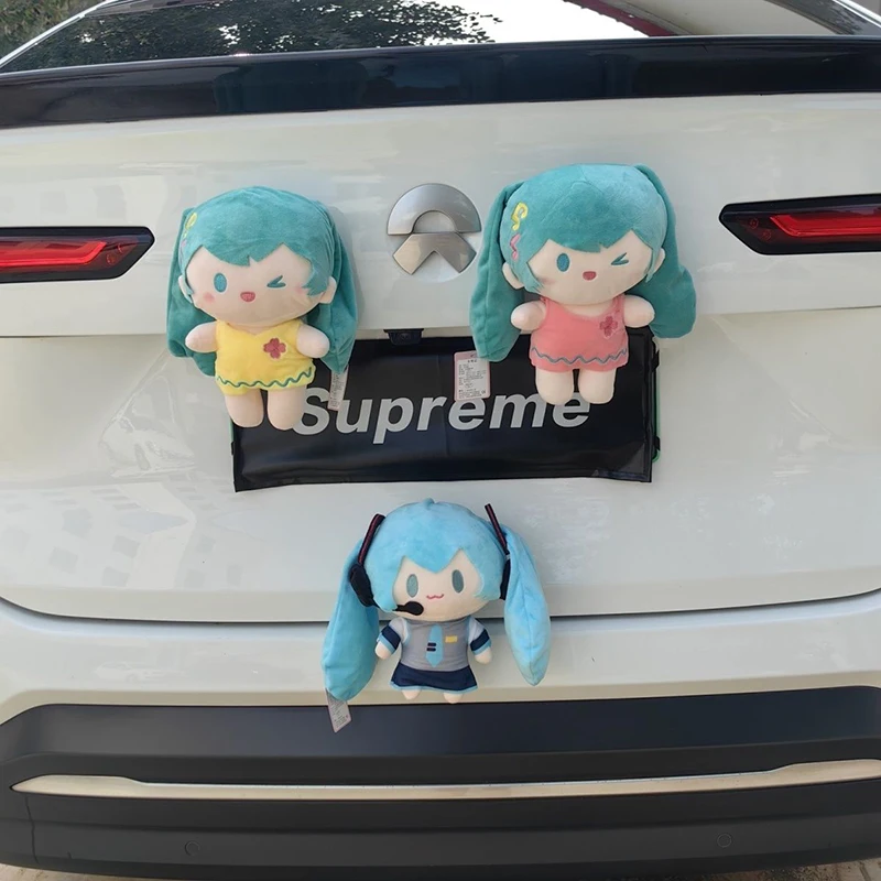 かわいい初音ミクぬいぐるみクリエイティブ漫画ぬいぐるみファッションドーパミン車吊り飾りアニメアクセサリー完璧なギフト