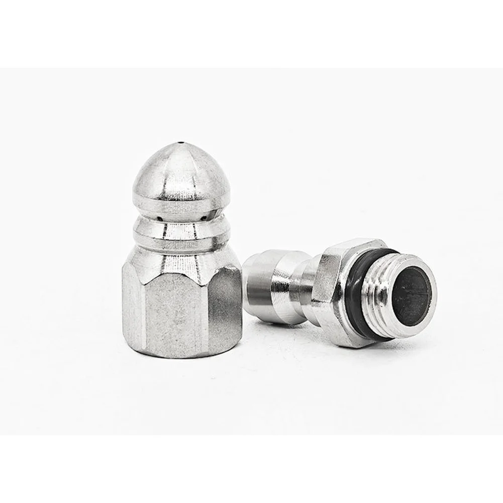 Drainage System Maintenance Drain Cleaning Nozzle Quick Connect Nozzle Easy Attachment Effective Debris Removal