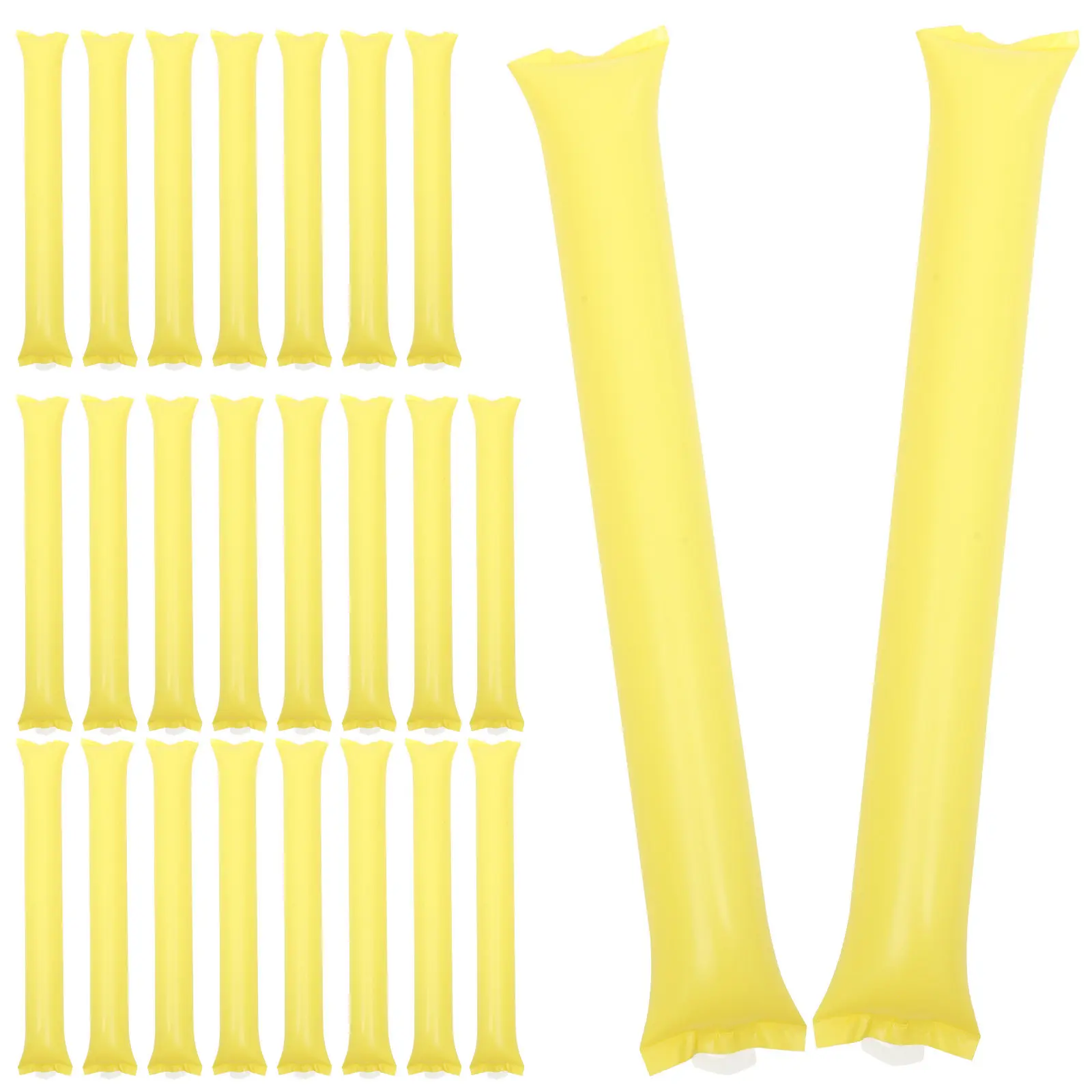 

40 шт. надувных палочек для атмосферы, толстые, из полиэтилена, для спортивных мероприятий, вечеринок, многоразовые, для концертов и митингов