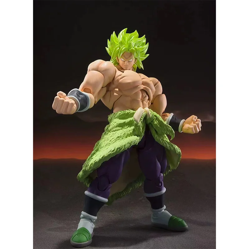 100% Original BANDAI S.H.Figuarts SHF Super Saiyan Broly Full Power Dragon Ball Super Broly In Stock Anime Figures Model Toys