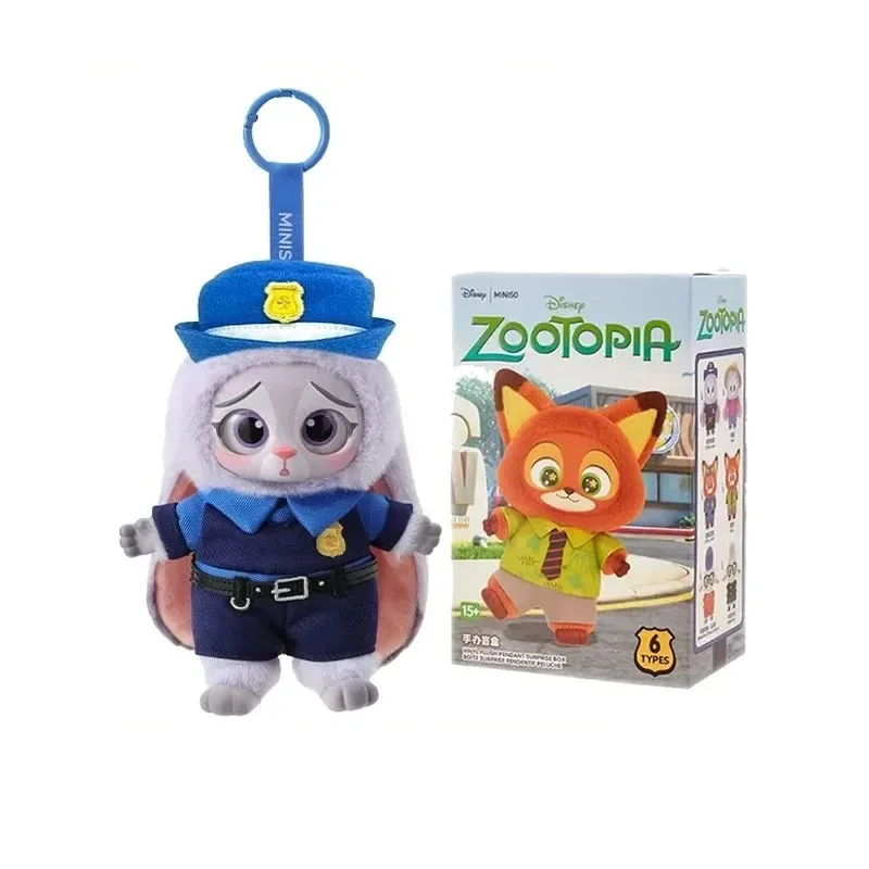NEW 2026 Disney Zootopia Series Blind Box, Judy Nick Vinyl Plush Cartoon, Character Pendant Trendy Toys Box Christmas Gift。。。