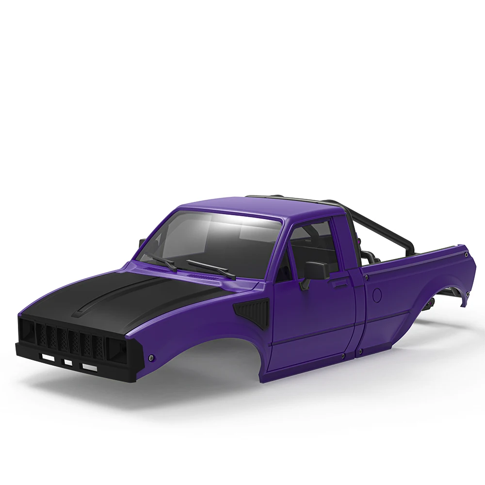 Pickup Hard Body Shell With Bed Rack For 1/24 RC Crawler Axial SCX24 C10 Bronco Jeep Wrangler Base Camp 4Runner IR60-24 view 4