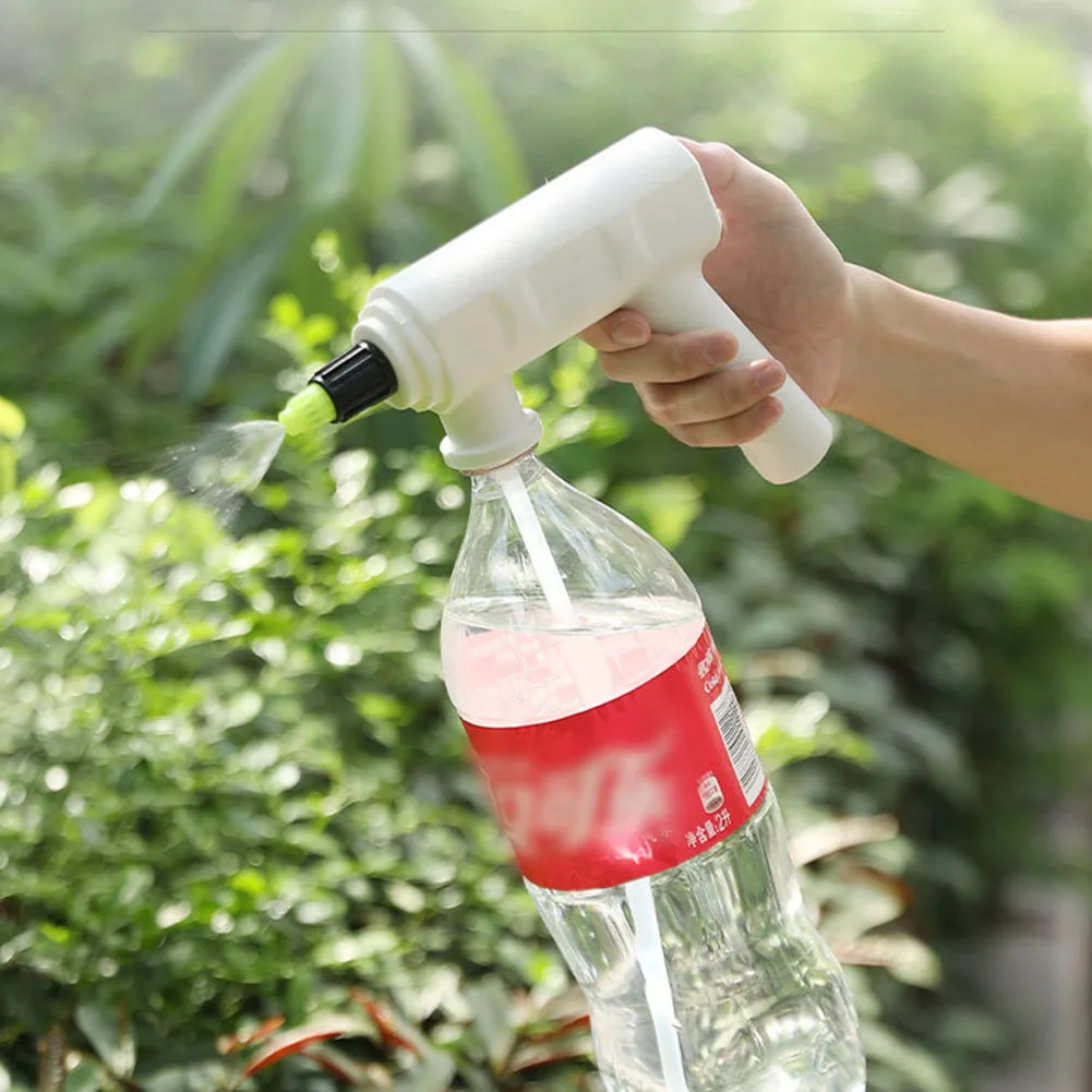 

Electric Garden Spray Nozzle Portable Adjustable Hand-Held Electric Watering Irrigation Sprayer USB Charging Water Flowers Trees