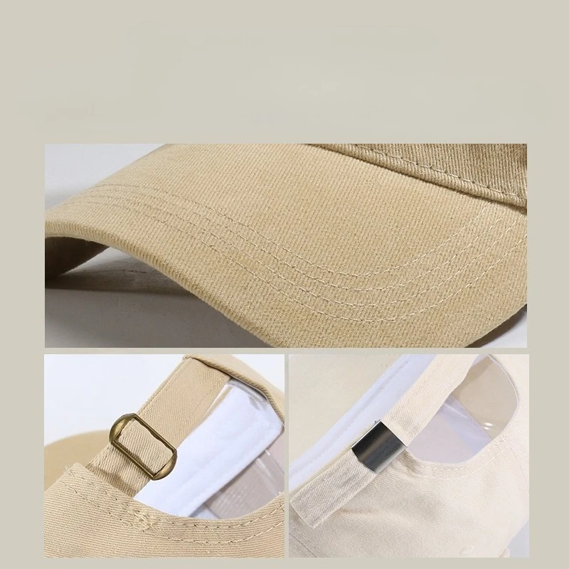 Grind big head circumference for women increase and deepen Korean version of versatile sunscreen visor, peaked cap for men