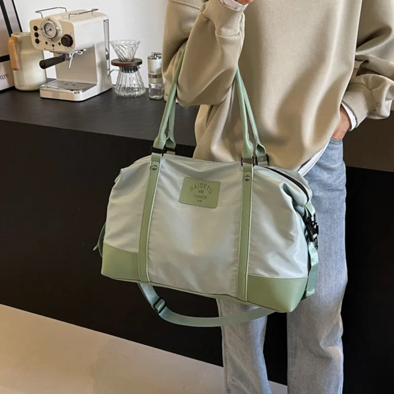 2024 New Simple and Fashionable Travel Bag with Large Capacity Commuting Oxford Cloth Handbag Casual Multi Color High Quality