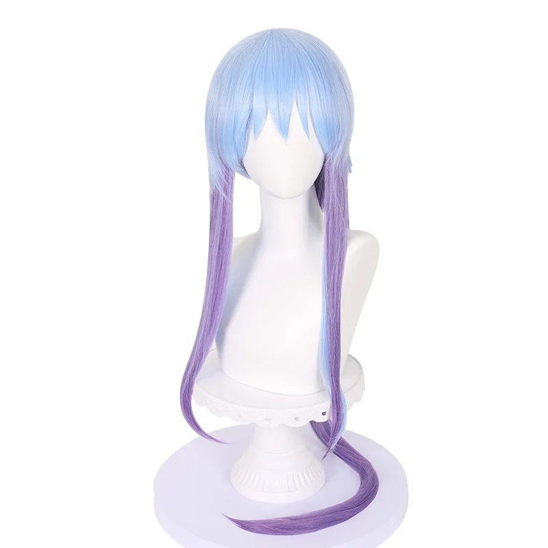 Tomorrow's Ark New Operator Shuiyue Cosplay Wig With Simulated Scalp Gradient Color Longened Ponytail