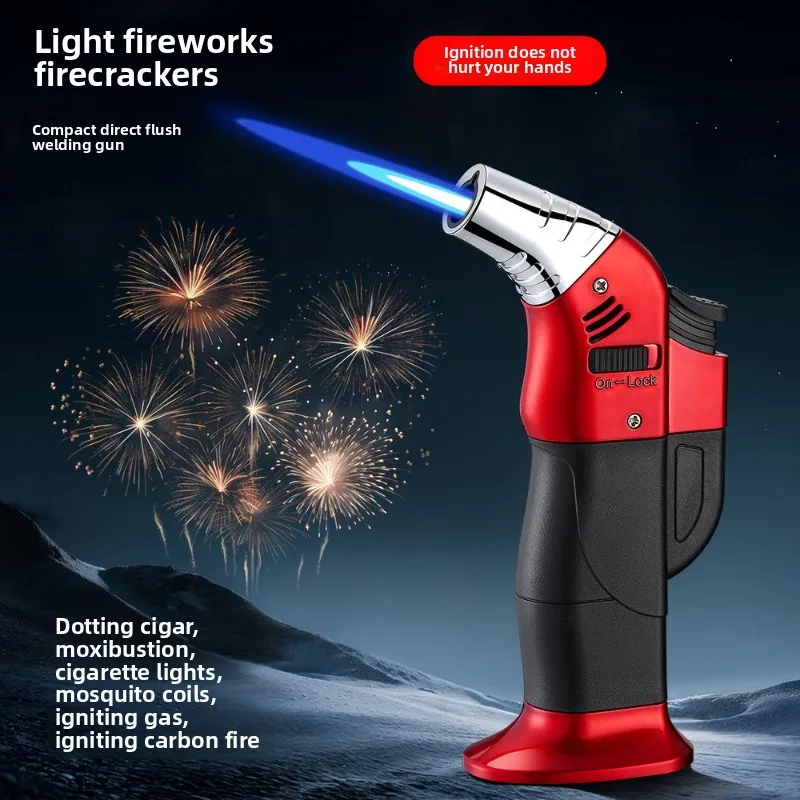 2025 Neue Outdoor-Grill Spezielle Direkt Feuerzeug Spritzpistole Zünder Winddicht Camping Küche Backen Feuerzeug Feuerzeug