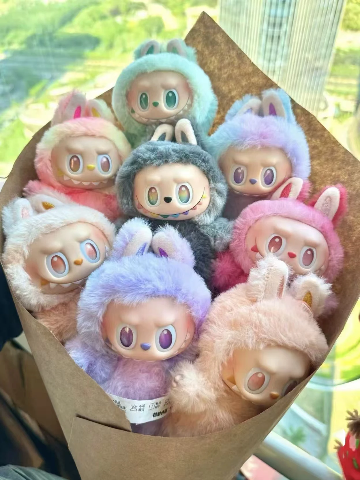 Labubu doll - Macaron color - 100% genuine. It's the perfect gift for children, family and friends. - Image 2