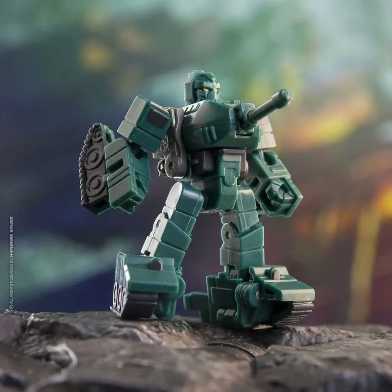 Transformatie DR.WU DWE40G Groene Speer DWE42 Titanium Master Kleinschalig Actie Robot Model Collectie Speelgoed Cadeaus voor Kinderen