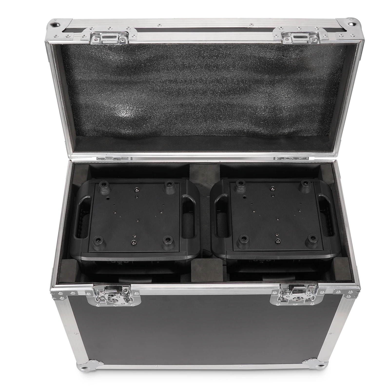 DayFlicker Airline Case Heavy-duty Gator Case with Built in Wheels and Retractable Tow Handle For 2 Pcs Moving Head Light