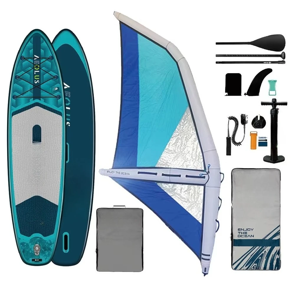 

E SUP 11 Feet Windsurf Sail Windsurfing Board with Sail Water Sports